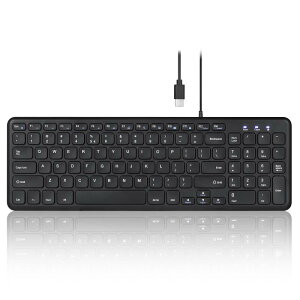 Perixx(�y���b�N�X) PERIBOARD-213C �L�[�{�[�h Type-C �T�C�����g�N���b�N�p���^�O���t�L�[�^�C�vC 39.8 x 16.5 x 3 cm �R���p�N�g�f�U�C���e���L�[�t�� - �u���b�N - �p��z��L�[�{�[�h
