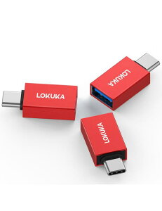 LOKUKA USB Type-A to USB Type-C�ϊ��A�_�v�^�[ TypeC�I�XUSBA���X�u�O���[�ƃ��b�h�v