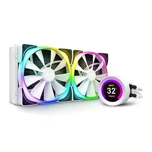 NZXT KRAKEN Z�V���[�Y �yZ63 White�z RL-KRZ63-RW ����CPU�N�[���[ 14�Z���`�t�@����2�@���ځy140mm�t�@��2��ځz KRAKEN