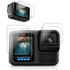 GoPro HERO 13 �p �t�B���� �ی�t�B���� �K���X�t�B���� �����K���X �yNOUKAJU�z GoPro HERO 13 �A�N�V�����J���� �p �ی� �t�B���� �X�N���[���K���X�t�B����(2��) + �J�����K���X�t�B�����i2���j+ �t