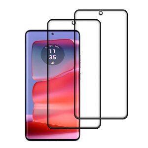 �y2���Z�b�g�z FOR Moto Edge 50s Pro/Moto Edge 50 Pro �t�B���� �����K���X ���Ɏq�� FOR Moto Edge 50s Pro/Moto Edge 50 Pro �K���X�t�B���� �S�ʕی� �d�x9H ��U�h�~ �w��