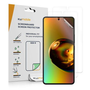 kwmobile 3x �ی�t�B���� ASUS Zenfone 11 Ultra�Ή� �t�B���� - �f�B�X�v���C�ی�t�B���� ���F���� �X�N���[���v���e�N�^�[