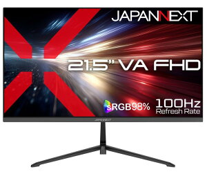 JAPANNEXT 21.5�C���` VA�p�l������ 120Hz/1ms(MPRT)�Ή� �t��HD(1920x1080)�𑜓x �t�����j�^�[ JN-215V120F HDMI DisplayPort sRGB:98% HDR PS5 �t��HD:120Hz��