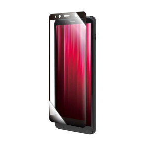 Galaxy Feel2 SC-02L �K���X�t�B���� �uGLASS PREMIUM FILM�v 3D�n�C�u���b�h �u���b�N/������/ 0.20mm LP-GF2FGFFBBK