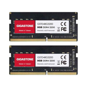�y������ �m�[�g�p�\�R����p DDR4�zGIGASTONE 8GBx2�� (16GB Kit) DDR4 3200MHz (2933MHz or 2666MHz) PC4-25600 (PC4-23400/21300) CL22 1.2V SODIMM
