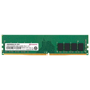 Transcend �f�X�N�g�b�vPC�p������ PC4-21300(DDR4-2666) 16GB 1.2V 288pin U-DIMM 2Rx8 CL19 ������ JM2666HLB-16G
