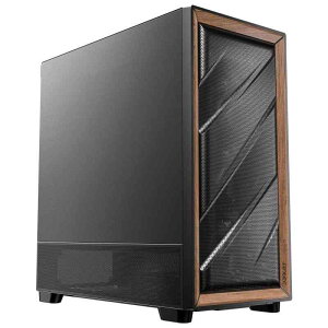 ANTEC FLUX�V���[�Y FLUX SE �z���f�ނƖ{���̖؍ނ��g�p�����É��^�C�v�̃~�h���^���[PC�P�[�X