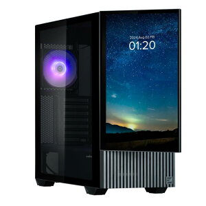 ZALMAN Z10 DS �u���b�N 15.6�C���` �t��HD���j�^�[���� �~�h���^���[�^PC�P�[�X Z10 DS BLACK CS9076