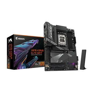 GIGABYTE X870 A Elite WIFI7 �}�U�[�{�[�h - AMD Ryzen 9000 CPU�A16+2+2�t�F�[�YVRM�A�ő�8000MHz DDR5 (OC)�A3xPCIe 5.0�AWi-Fi 7�A2.5GbE LAN�AUSB 4�ɑ�