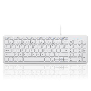 Perixx �y���b�N�X PERIBOARD-213US �L�[�{�[�h �L�� �R���p�N�g �p���^�O���t�L�[ �É��^�C�s���O �}���`���f�B�A�L�[���� �p��z��L�[�{�[�h