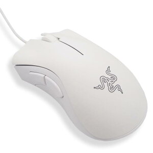�y���C�U�[�zRazer DEATHADDER ESSENTIAL �L���Q�[�~���O�}�E�X 6,400 DPI 5�{�^�� ���ϋv White [���s�A���i]