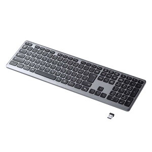 �T�����T�v���C Bluetooth�{2.4GHz �R���{�L�[�{�[�h �p���^�O���t 112�L�[���{��z�� �e���L�[�t�� 3��}���`�y�A�����O �[�d�� SKB-WBT41BK