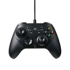 �G���R�� �Q�[���p�b�h �L�� XInput DirectInput Xbox�n�z�u �z�[���G�t�F�N�g �w�ʃ{�^������ 15�{�^�� �u���b�N JC-GP60XVBK