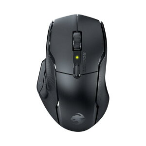 ROCCAT �Q�[�~���O�}�E�X Kone Air ���C�����X 2.4GHz/Bluetooth �u���b�N/�� �d�r����800����/19K/�I�v�e�B�J���X�C�b�`/�T�C�h�{�^��/�T�C�h�O���b�v/119g�i���d�r1�j
