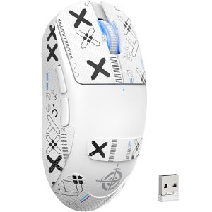 MAGIC-REFINER G6 SUPERLIGHT ���C�����X�Q�[�~���O�}�E�X�A24000 DPI�APixArt PAW3311�Q�[�~���O�Z���T�[�ABluetooth/2.4G/�L���y�ʃQ�[�}�[�}�E�X�A1000Hz�|�[�����O���[�g 35G�����x �AR