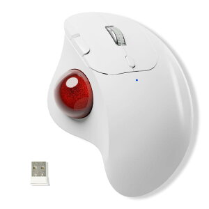 Ewin �g���b�N�{�[���}�E�X Bluetooth2.4GHz���Ή� 3�䓯���ڑ� �g���b�N�{�[�� �yNEW���f���z ���C�����X �e�w �É��^�C�v �����x �G���S�m�~�N�X �u���ڑ� �����}�E�X 7�{�^�� �i��/�߂�{�^