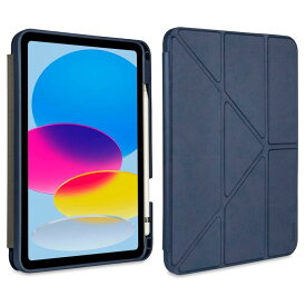 【Torrii】 iPad 10.9 2022 対応 ケース 手帳型 オートスリープ 対応 スリム 保護 レザー カバー Apple Pencil 収納 可能 角度 変更 スタンド 付 タブレットケース ApplePencil ホルダー 手帳 レザーケー