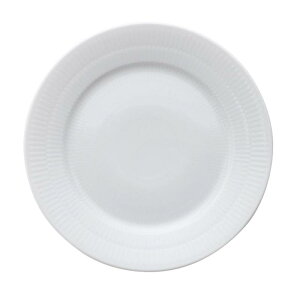 ���C�����R�y���n�[�Q��(Royal Copenhagen) �z���C�g�t���[�e�b�h �v���C�� 2408 622 �v���[�g 22cm White Fluted Plain 2408 622 [���s�A���i]