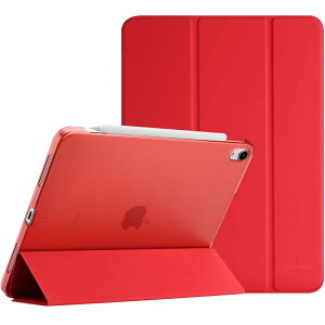 ProCase iPad Air 11�C���` �P�[�X M3 (2025) / M2 (2024) / iPad Air ��5���� / ��4���� �y�� �X�^���h �O�܂� �t�H���I�ی�P�[�X �������o�b�N�J�o�[ Apple Pencil 2�Ή� �Ή��[���F