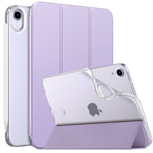 MoKo iPad Mini A17 Pro �P�[�X iPad Mini ��7/6���� �P�[�X 8.3�C���` 2024/2021 �ی�J�o�[ �X�^���h�P�[�X �I�[�g�X���[�v Pencil2/Pro�y�A�����O�[�d�ɑΉ� ����PU���U�[ �_��TPU