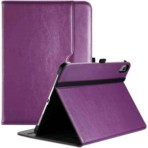 ProCase iPad 11����/10���� �P�[�X iPad�iA16�j11�C���` 2025/10.9�C���` 2022�ʗp PU���U�[�J�o�[ A2696 A2757 A2777 �y�����[ �ϏՌ� �蒠�^ �X�^���h �t�H���I�J�o�[