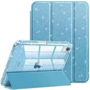 Fintie iPad Mini 7 (A17 Pro 2024) / Mini 6 (2021) �P�[�X 8.3�C���` �L���L�������o�b�N�J�o�[ �N���A�P�[�X ��7/6���� Pencil ���[�\ ���C�����X�[�d�Ή� �O�܃X�^���h �X���[�v�@�\ �y��