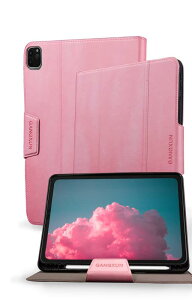 iPad Pro 11 �C���` �P�[�X ��4/3/2���� 2022/2021/2020 �蒠�^ �J�o�[ �y���z���_�[�t�� �y���V�����[�\ �I�[�g�X���[�v�E�X�^���h�@�\�t�� �y�A�����O�E���C�����X�[�d�Ή� ����PU���U�[�� ����