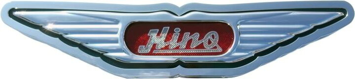 楽天市場】メッキ日野バスマークアンドン 大【Hino文字有り  