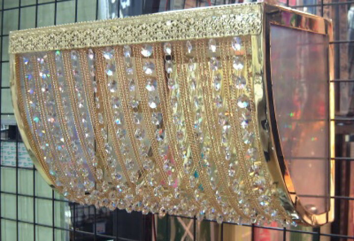楽天市場】ゴールドキングシャンデリアナイアガラ 横幅400mm【YDC-649  