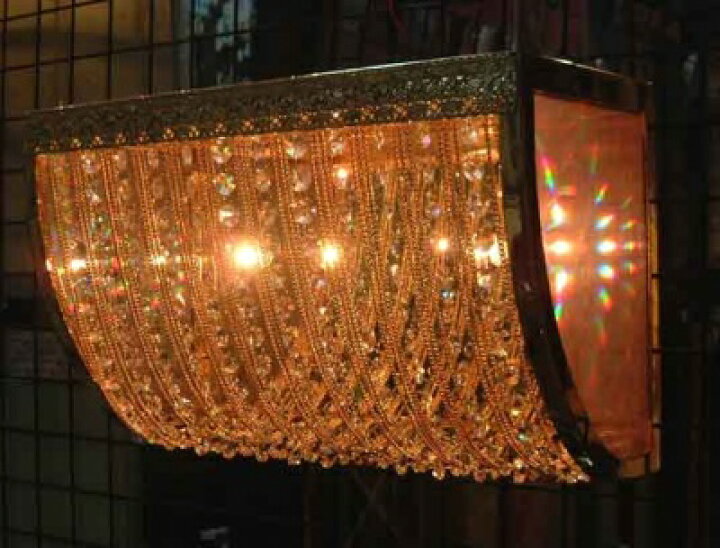 楽天市場】ゴールドキングシャンデリアナイアガラ 横幅400mm【YDC-649  