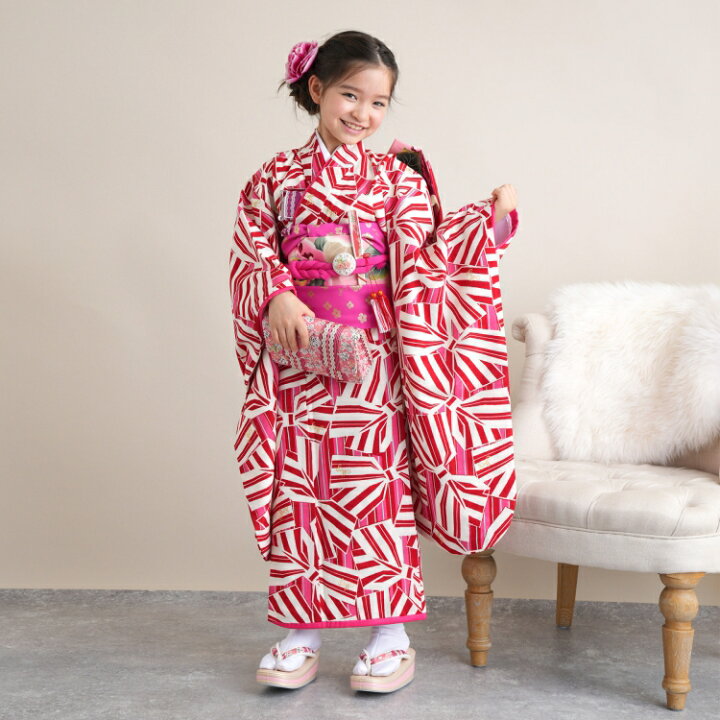 楽天市場 レンタル Mezzo Piano メゾピアノ ブランド 祝着 7歳 お祝い着 着物 七五三 お正月 初詣 雛祭り 七歳 レンタル 女の子 女児 女 四つ身 フルセットレンタル 安い レトロ 大正浪漫 モダン かわいい 新品足袋プレゼント Utatane