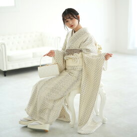 【レンタル】【utatane 振袖 日本製レース着物+西陣袋帯 21点セット ベージュグラデーション】着物セット 女性 成人式 結婚式 前撮り20歳 20才 二十歳 はたち 正装 和装 フォーマル 晴れ着 記念撮影 足袋プレゼント 往復送料無料