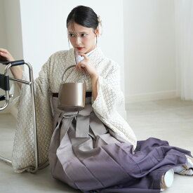 【レンタル】【utatane 袴 17点セット 日本製レース　】二尺袖着物 はかま フルセット 卒業式 大学生 専門学生 レディース 女性 袴91-99cm（身長153-170cm）足袋プレゼント 重ね衿縫い付済 往復送料無料