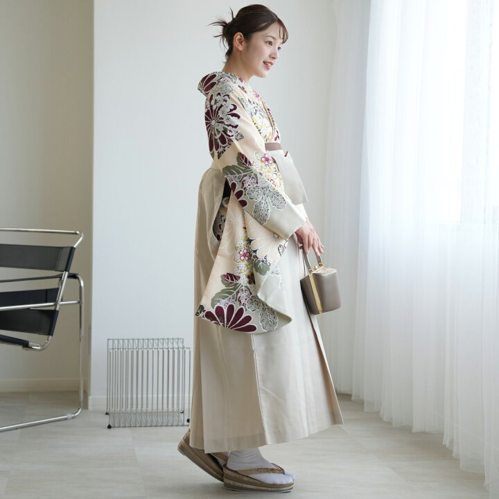 楽天市場】【レンタル】【utatane 袴 17点セット ピンクベージュと 
