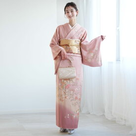 【レンタル】訪問着 結婚式 参列 ゲスト 卒業式 お茶会 食事会 訪問着 入学式 フォーマル お宮参り 七五三 観劇 園遊会 祝賀会 女性 着物 母親 着物＆袋帯 フルセット 安い【訪問着20点セット 正絹 絵羽　帝王紫】新品足袋プレゼント 往復送料無料