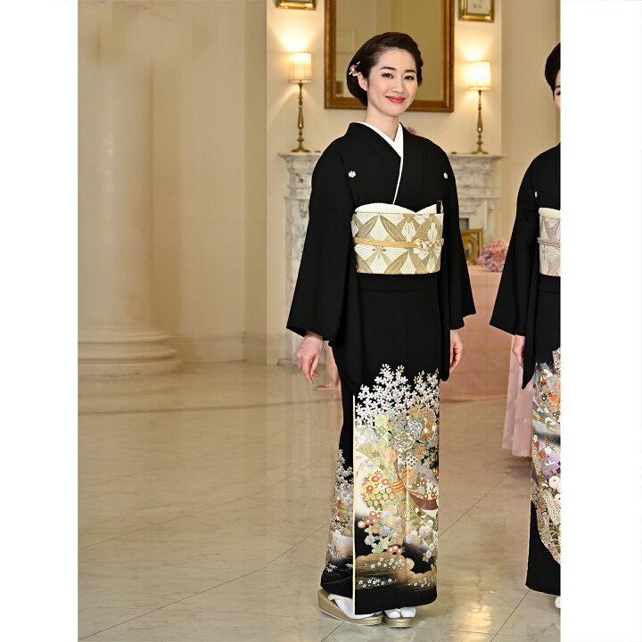 楽天市場】【レンタル】黒留袖レンタル フルセット 桂由美 ブランド  