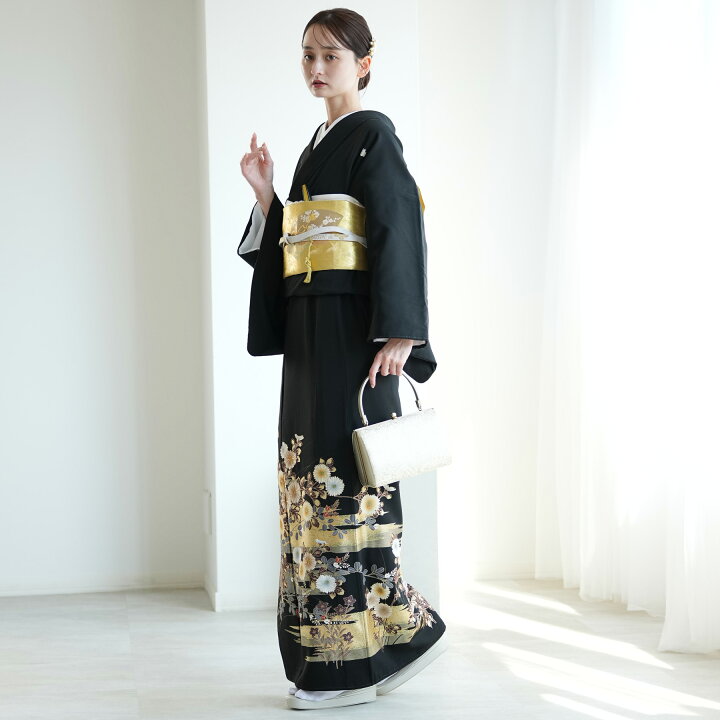 楽天市場】【レンタル】黒留袖レンタル フルセット 高級 正絹 結婚式 