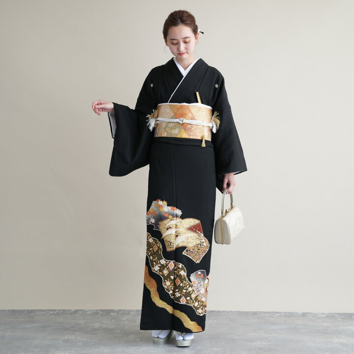 楽天市場】【レンタル】黒留袖レンタル フルセット 高級 正絹 結婚式 