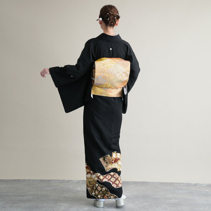 楽天市場】【レンタル】黒留袖レンタル フルセット 高級 正絹 結婚式 