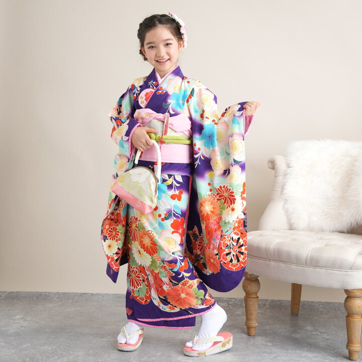 楽天市場】【レンタル】乙葉 おとは ブランド 祝着 7歳 お祝い着 着物 