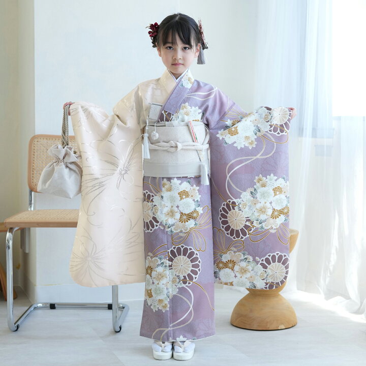 楽天市場】【レンタル】【ひよこ商店 七五三 着物 7歳 女の子 四つ身 
