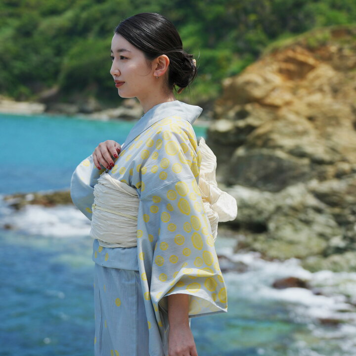 楽天市場】【utatane×Kuovi（クオヴィ）高級変わり織 絵羽浴衣3点 