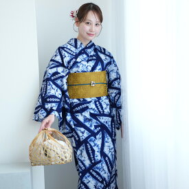 【utatane 有松絞り 浴衣3点セット 絞り 久野トシ子/ 絞り染 北條義昌　茂み葉】極み 伝統工芸 日本製 国産 国内縫製 手縫い併用 希少 フリーサイズ 浴衣セット（ゆかた・帯・下駄） 一度袖を通すと忘れらないガーゼのような至極の肌当たり