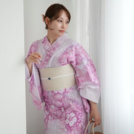 【utatane 有松絞り 浴衣3点セット 香り立つ桜色】特選シリーズ 伝統工芸 国内縫製 手縫い併用希少 一生もの フリーサイズ 紗献上 単衣帯 浴衣セット（ゆかた・帯・下駄）ですぐお出かけ 一度袖を通すと忘れらないガーゼのような至極の肌当たり