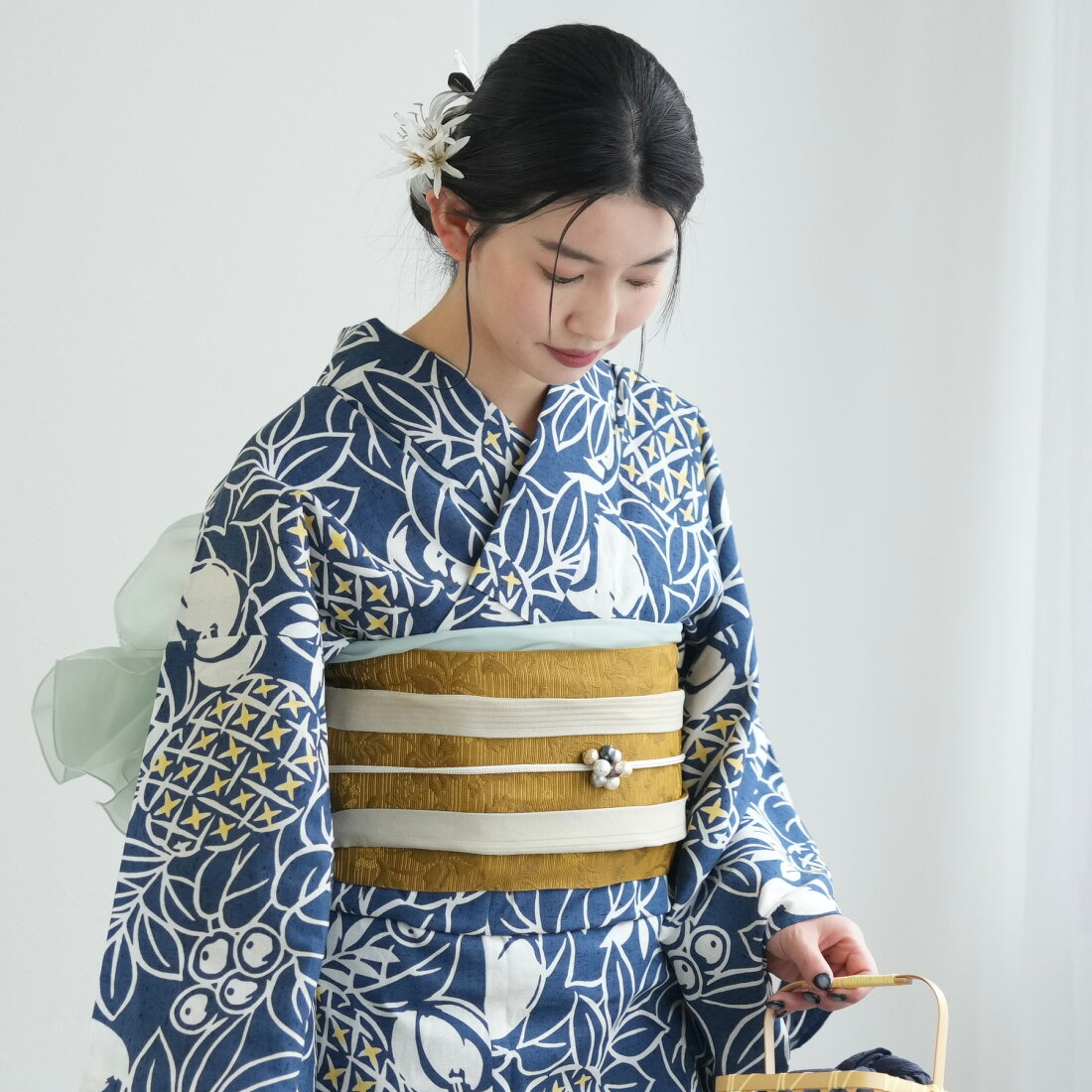 楽天市場 | utatane - 浴衣（ブルー系） 