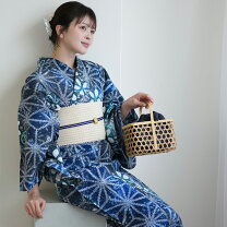 楽天市場】有松絞り 浴衣（カラーブルー）（和服｜レディース 