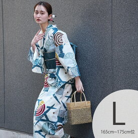 2026新作【utatane 浴衣 3点セット レディース 高級変わり織｜ターコイズ籠目とモダン渦巻（Lサイズ）】国産生地・国内染色｜希少図案を現代に復刻｜トールサイズ（165-175cm）｜浴衣・帯・下駄付き
