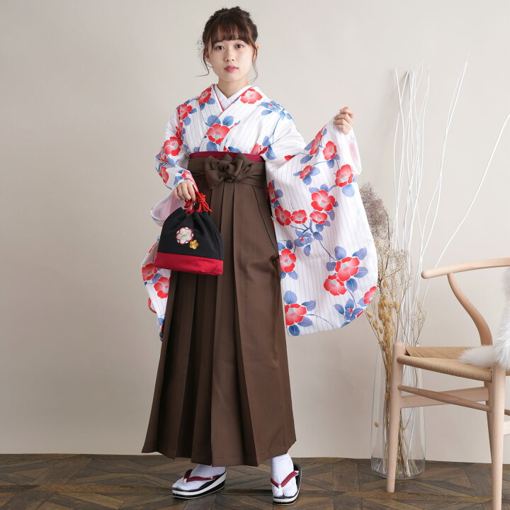 楽天市場】【中古】【リサイクル着物】2尺袖着物 袴 2点セット 袴91cm 