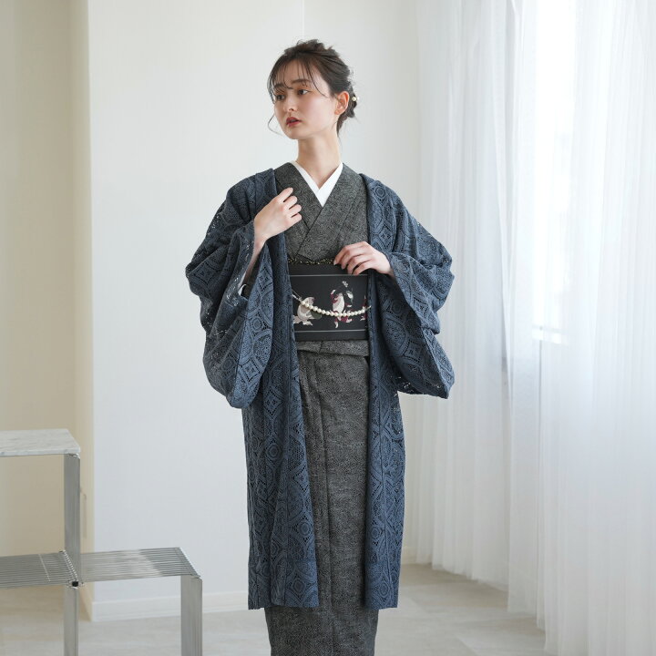 楽天市場】【ニコアンティーク レース羽織 大正ロマン 日本製レース  