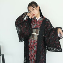 楽天市場】黒（サイズ（S/M/L）フリー・種類（着物）羽織）（着物 